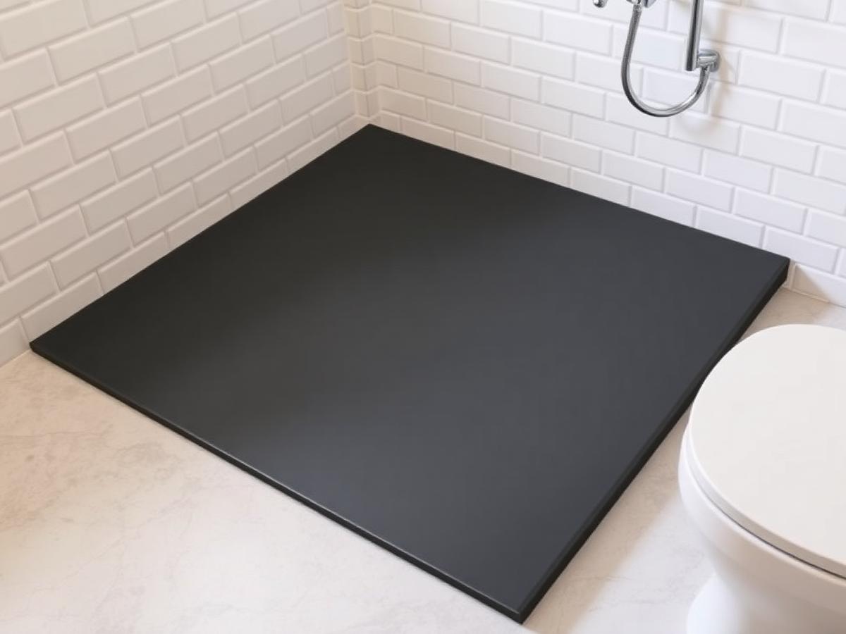 Douche italienne avec receveur extra-plat