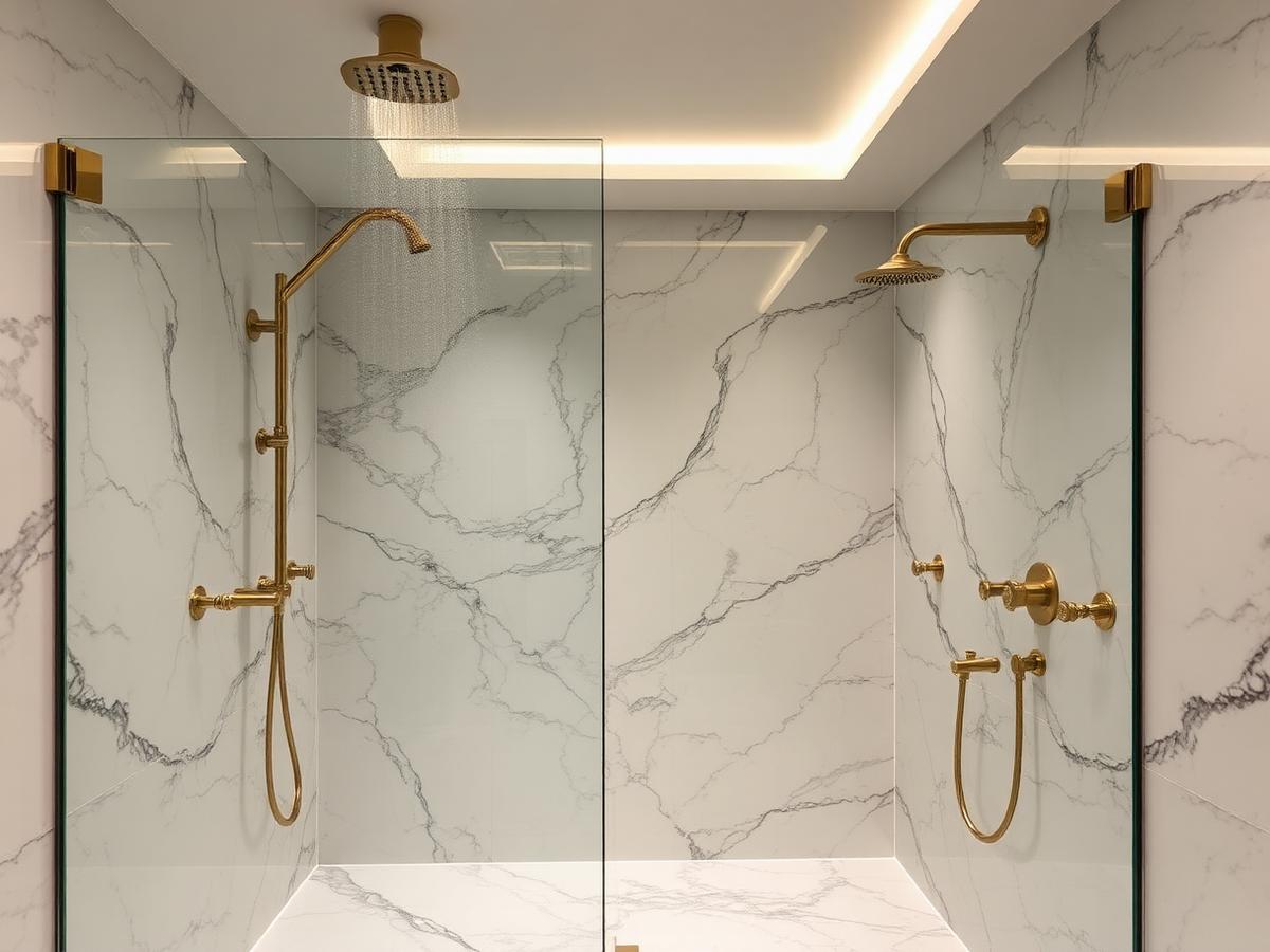 Douche italienne grand format