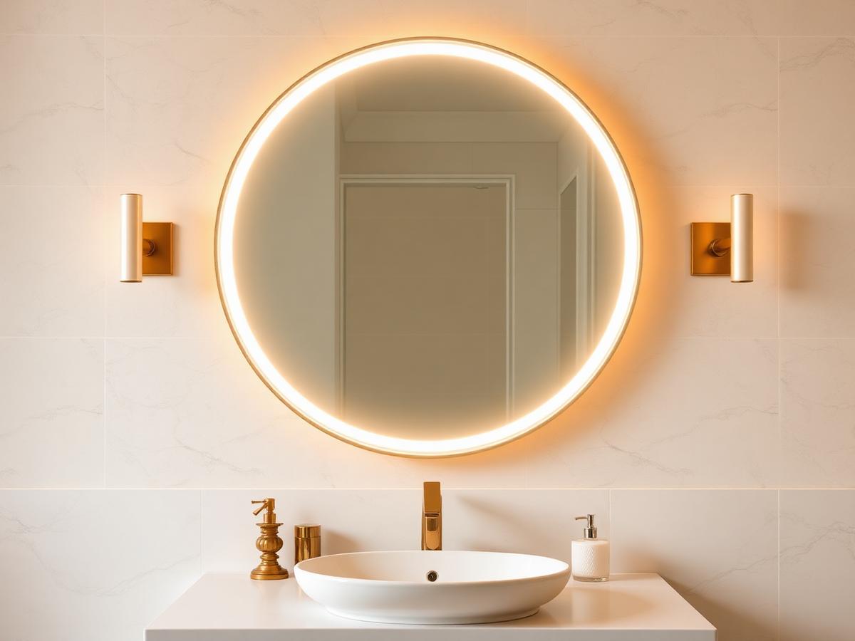 Miroir et armoire de toilette