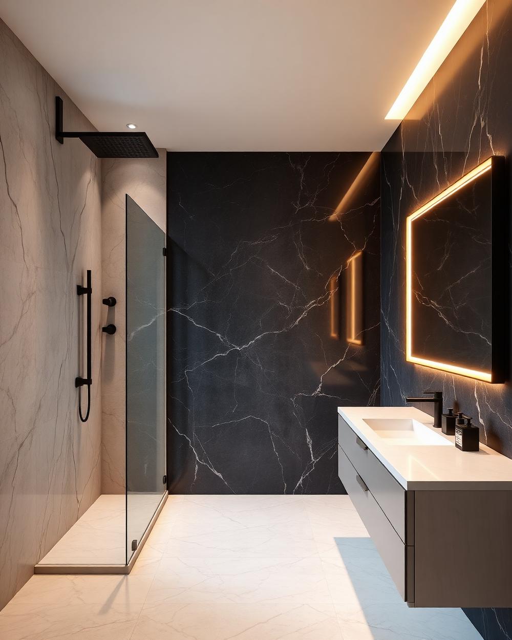 Rénovation contemporaine d'une suite parentale à Rueil-Malmaison